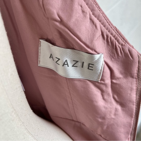 AZAZIE A-Line Dusty Rose Bridesmaids Dress Size A0 - Picture 4 of 6